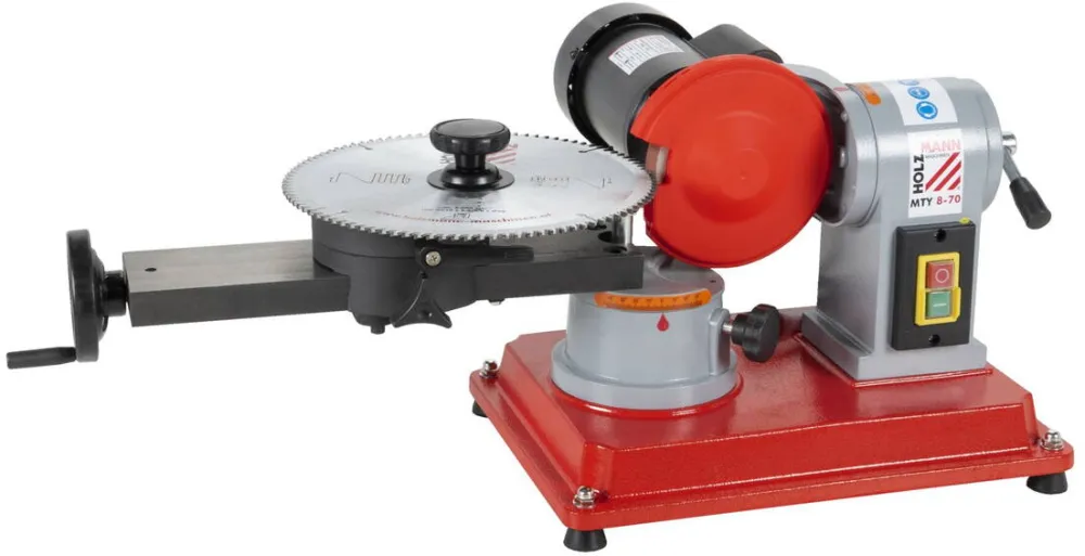 Holzmann Maschinen Polizor cu lame de ferastrau circular, Holzmann, 250 W, 350 x 750 x 750 mm, Gri/Rosu