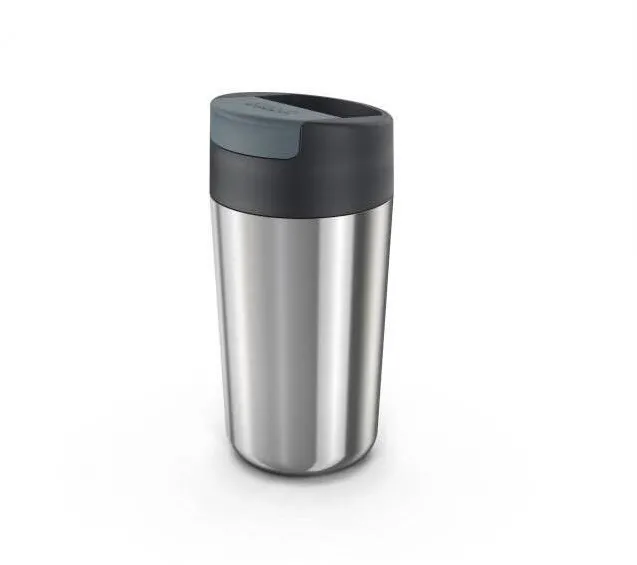 JOSEPH JOSEPH Termos Joseph Joseph, Thermo Can Sipp, 454ml, Argintiu/Negru