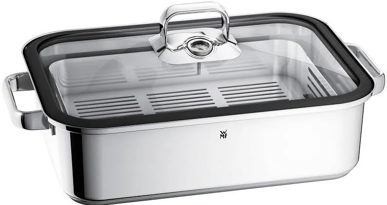 WMF Tigaie cu abur, WMF, Inox/Sticla, 6.5 l, Argintiu