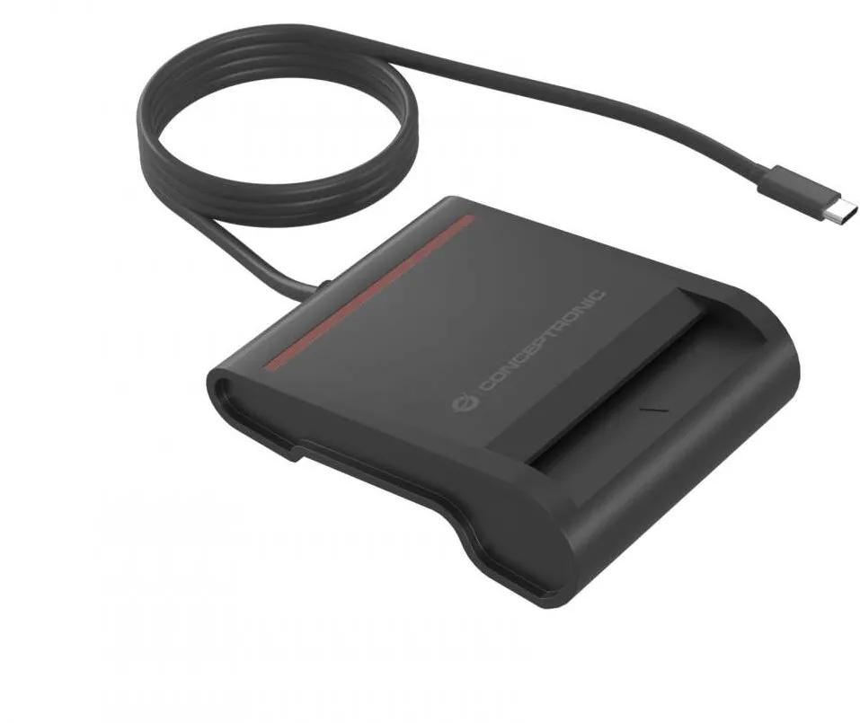 Card Reader CONCEPTRONIC Smart ID Card USB 2.0 SCR01BC negru