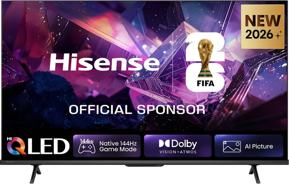 Televizor Hisense 43E7S PRO Hi-QLED TV (108 cm (43 inches), black/dark gray, UltraHD/4K, Free-Sync-Premium, 144Hz panel)