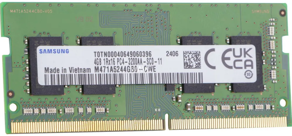 Memorie Laptop Samsung SO-DIMM 4GB DDR4-3200 (M471A5244GB0, Ripjaws, Bulk)