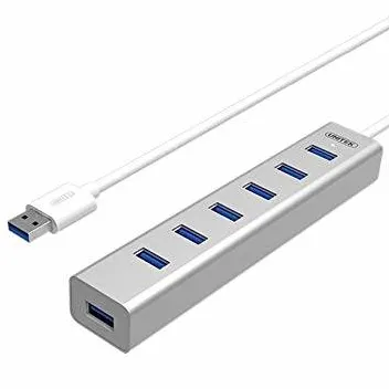 Hub USB Unitek Hub 7x USB 3.0, BC 1.2, Alu., Y-3090