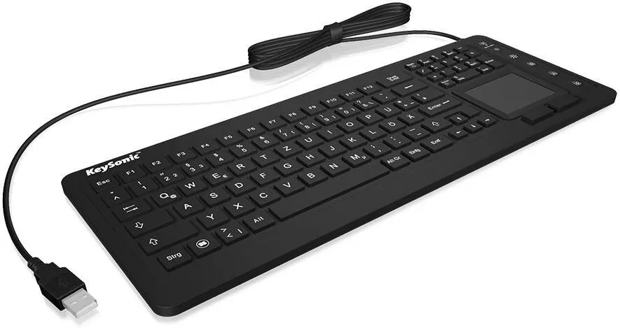 Tastatura KEYSONIC KSK-6231INEL Touchpad,IP68,US layout