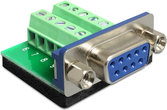 Adaptor DELOCK Terminalblock 10Pin -> D-Sub9