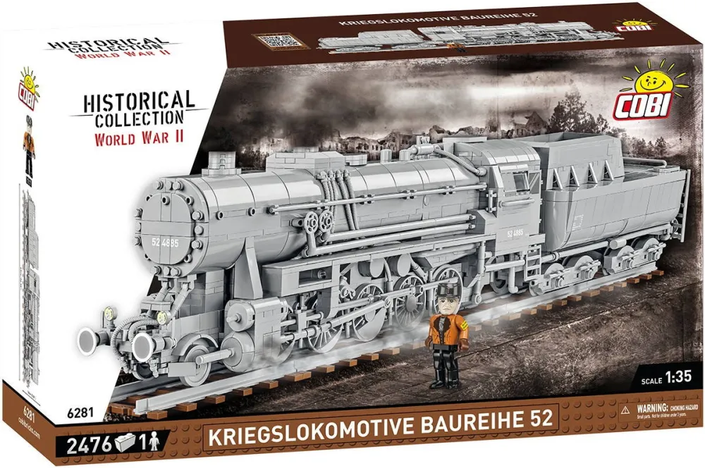 Set Cobi Klocki Blocks Locomotiva de razboi clasa 52