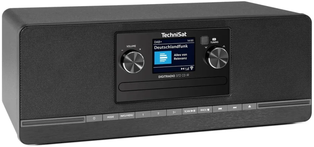 TechniSat Radio internet TechniSat DIGITRADIO 372, negru, DAB+, Bluetooth, control aplicatie, 16, 97x9, 69x6, 77cm