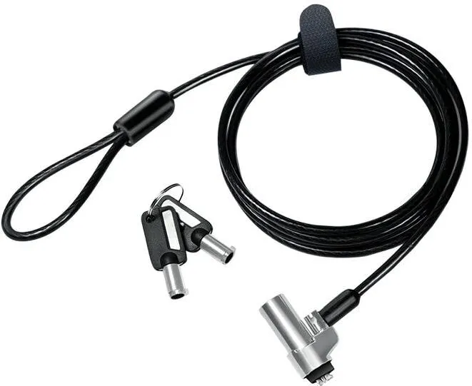 Accesoriu Laptop Logilink Cablu securitate Logilink NBS013 pentru laptop, slot nano, 2 chei standard, 1.8m, cablu aliaj-zinc, permite pivotant si rotire