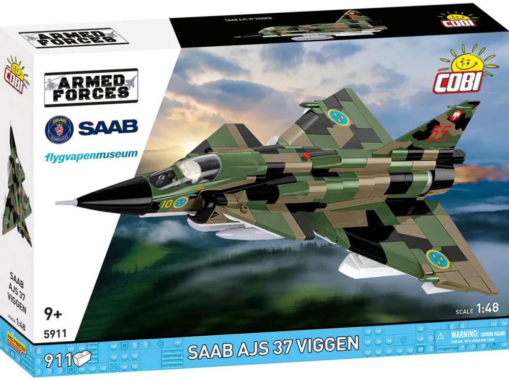 Jucarie creativa Cobi Saab AJS 37 Viggen