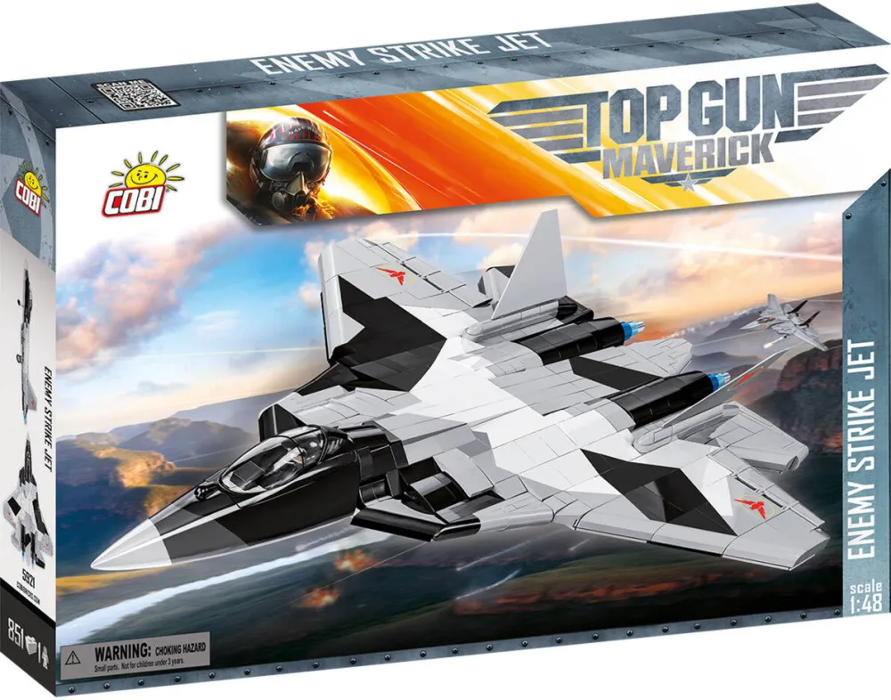 Jucarie creativa Cobi Top Gun Maverick - Enemy Strike Jet (1:48 scale)