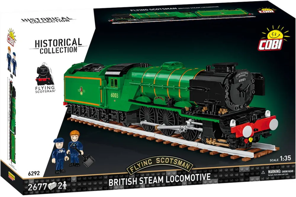 Jucarie creativa Cobi Flying Scotsman - British Steam Locomotive (1:35 scale)