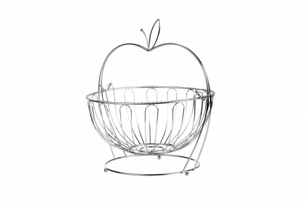 VANORA COS FRUCTE METALIC CU STAND, 30x29 CM