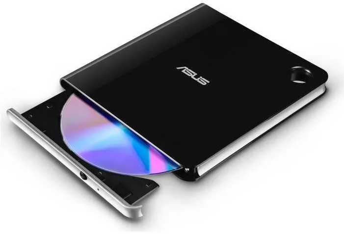 Unitate Optica Externa Asus SBW-06D5H-U BLU-RAY writer extern 6X, suport M-DISC, interfata USB 3.0 (USB 3.1 Gen1) compatibila cu Windows si Mac OS, Nero BackItUp, Negru