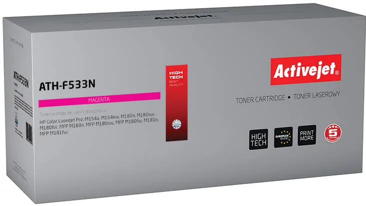Toner imprimanta ACTIVEJET COMPATIBIL ATH-F533N for HP printer; HP 205A CF533A replacement; Supreme; 900 pages; magenta