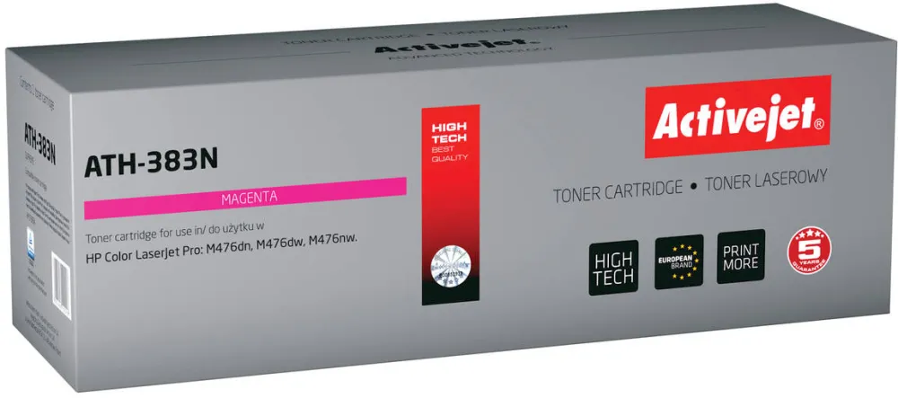 Toner imprimanta ACTIVEJET COMPATIBIL ATH-383N for HP printer; HP CF383A replacement; Supreme; 2700 pages; magenta