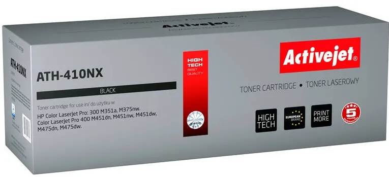 Toner imprimanta ACTIVEJET COMPATIBIL ATH-410NX for HP printer; HP 305X CE410X replacement; Supreme; 4000 pages; black