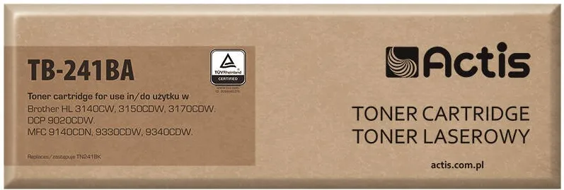 Toner imprimanta ACTIS COMPATIBIL TB-241BA for Brother printer; Brother TN-241BK replacement; Standard; 2200 pages; black