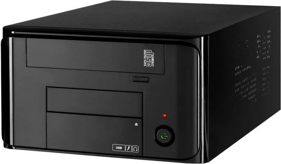 Carcasa PC Inter-Tech Mini ITX MI-008 black 2X USB3.0,138x220x340mm