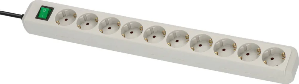 Prelungitor Brennenstuhl ECO-Line 10x 3m lichtgrau