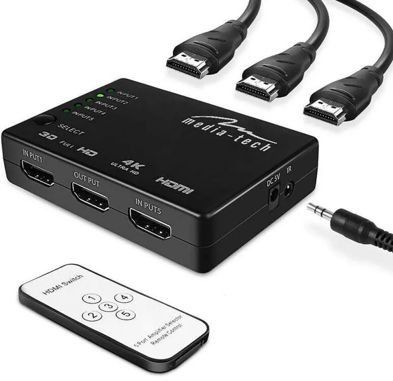 Adaptor Media-Tech Switch 5xHDM 4K