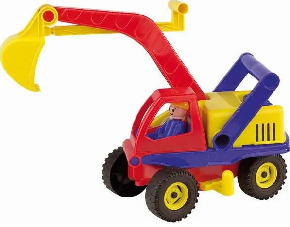 Masinuta Lena Excavator Red