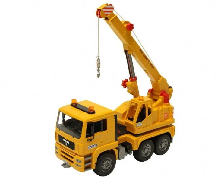 Masinuta BRUDER Crane truck MAN TGA