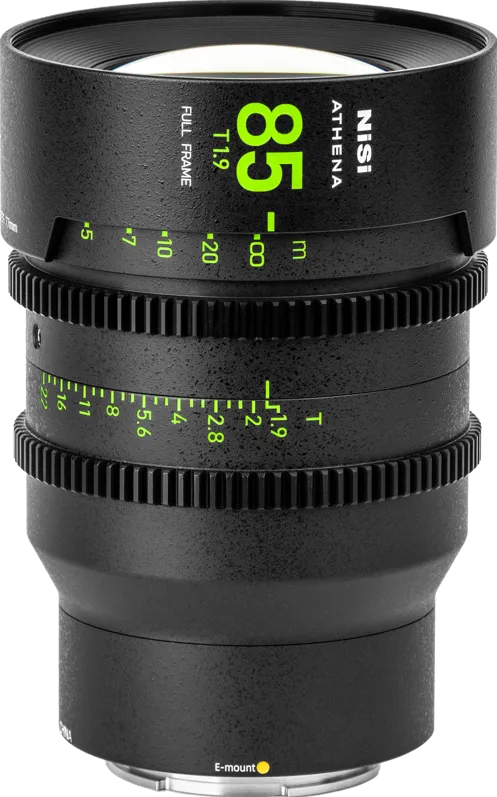 Obiectiv/Accesoriu NISI Cine Lens Athena Prime 85mm T1.9 E-Mount (Without Drop-in Filter)