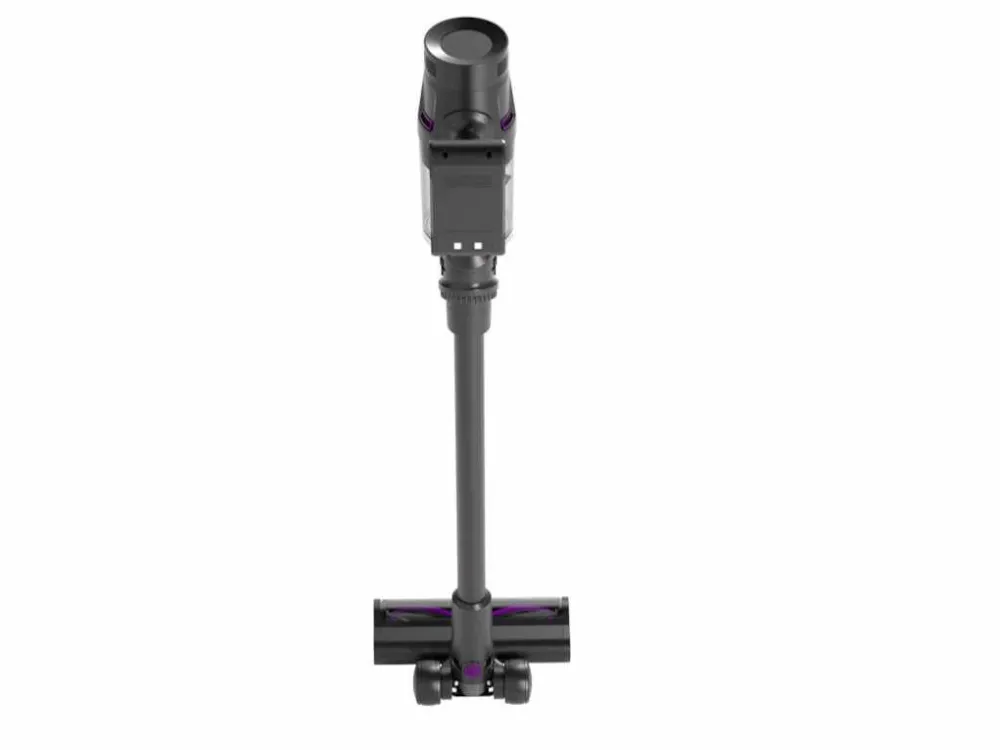 Aspirator Tesla vertical Tesla HS302BR, 250W, 22.2V2 viteze, capacitate 450ml, HEPA, negru-rosu