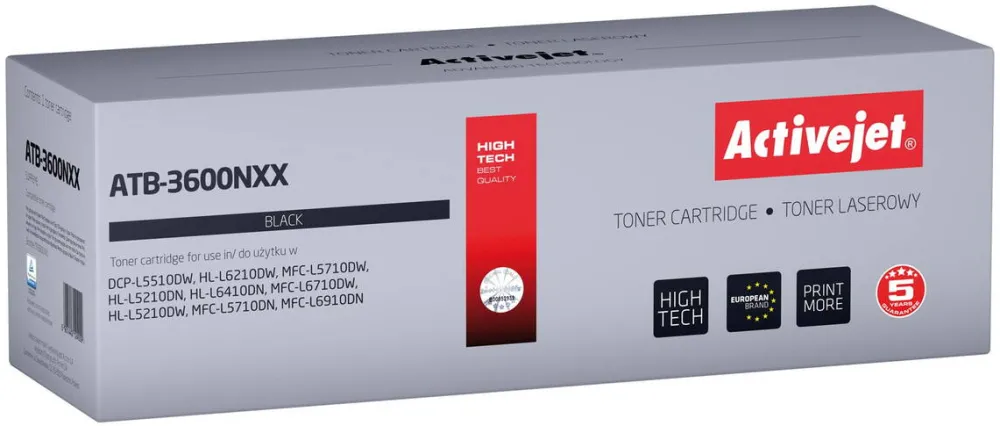 Toner imprimanta ACTIVEJET ATB-3600NXX Toner for Brother printers; ReplacementBrother TN3600XXL; Supreme; 11000 pages; black)