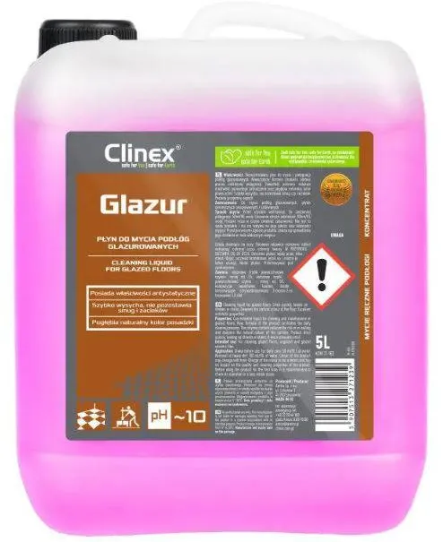 Clinex Glazur, 5 litri, detergent pentru suprafete glazurate (gresie, faianta)