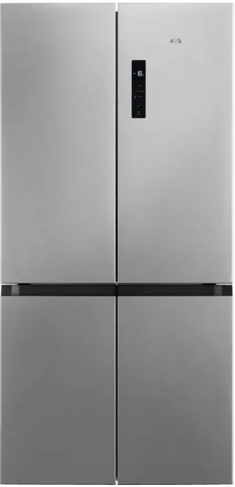 AEG Side by side AEG RMB952E6VU, 522 l, No frost, Clasa E, Afisaj LCD, Touch control, Iluminare LED, H 190 cm, Inox