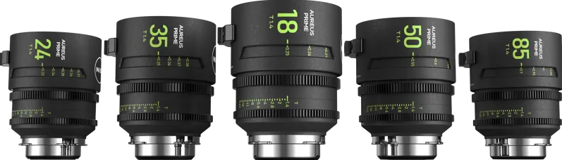 Obiectiv/Accesoriu NISI Cine Lens Set Aureus Prime PL-Mount