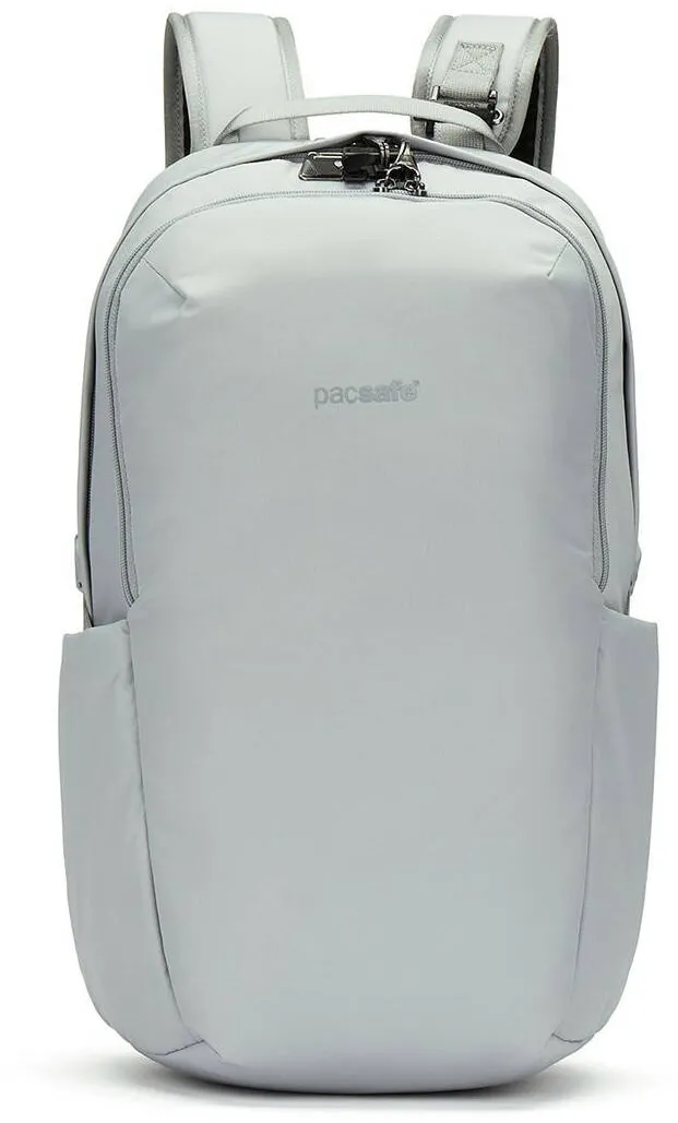 Pacsafe Rucsac antifurt Pacsafe Vibe 24L pentru laptop 13”, poliester reciclat, gri