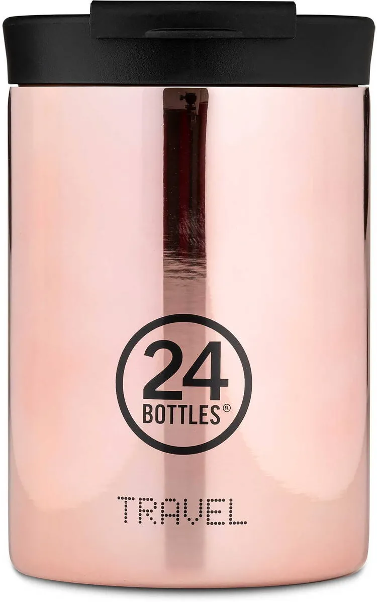 24Bottles Cana Termica 24Bottles Travel Tumbler Rose Gold 350ml