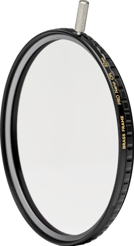 NISI Filter Circular Polarizer True Color CPL Pro Nano Brass Frame 72mm