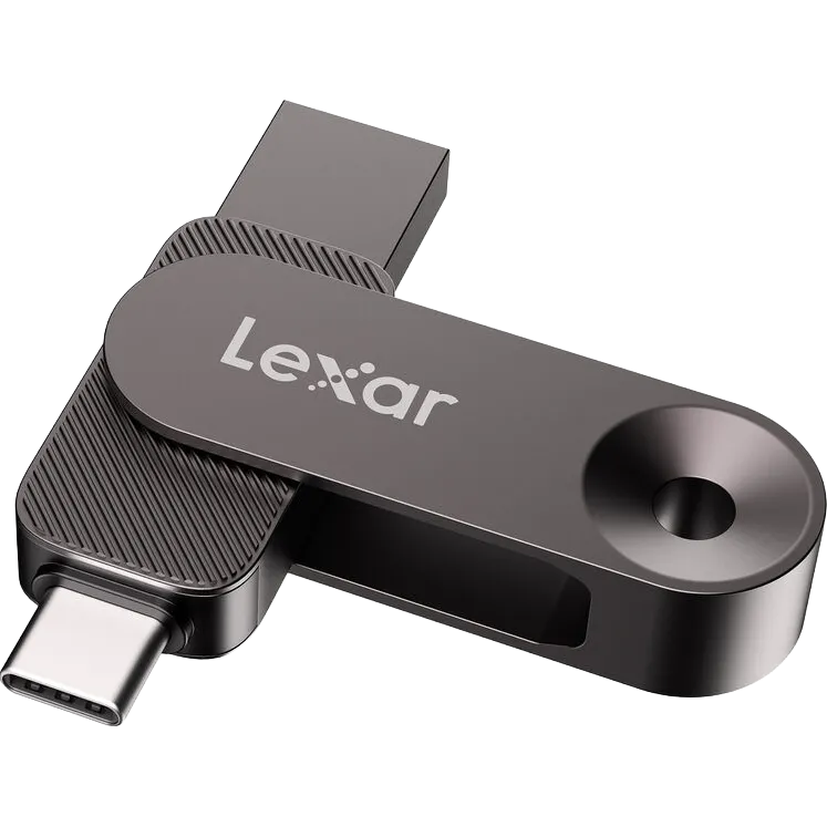 Memorie USB Lexar JumpDrive Dual Drive D500 Type-C/Type-C Type-A, up to R400/W360 (USB 3.2) 128GB