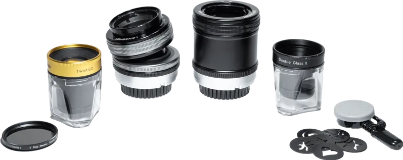 Obiectiv/Accesoriu Lensbaby Twist 60 + Double Glass II Optic Swap Kit for Sony E Mount