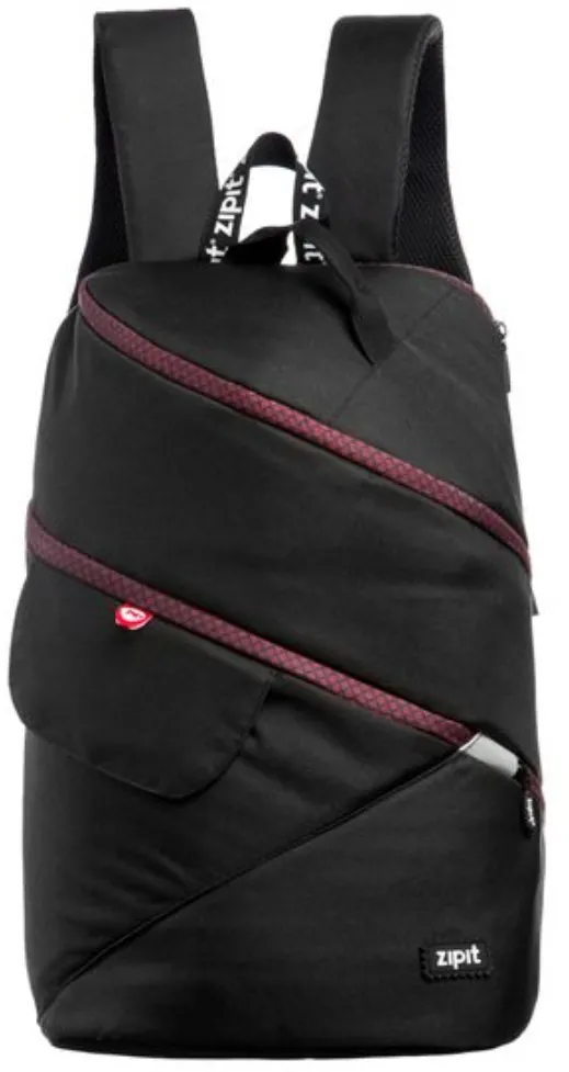 Zip..it Rucsac ZIPIT Looper Premium - negru/bordeaux