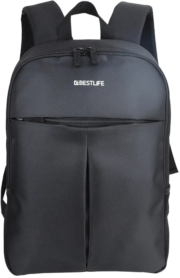BestLife Rucsac BESTLIFE Batohna, 43x30x8cm, compartiment tableta si laptop 14.1 inch, negru