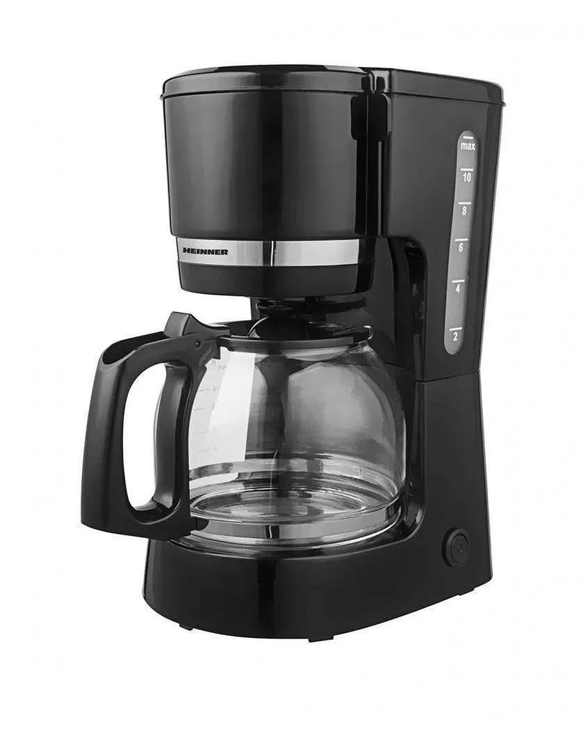 Cafetiera HEINNER HCM-800BK, 800W, 1.5L, Oprire automata, Functie anti-picurare