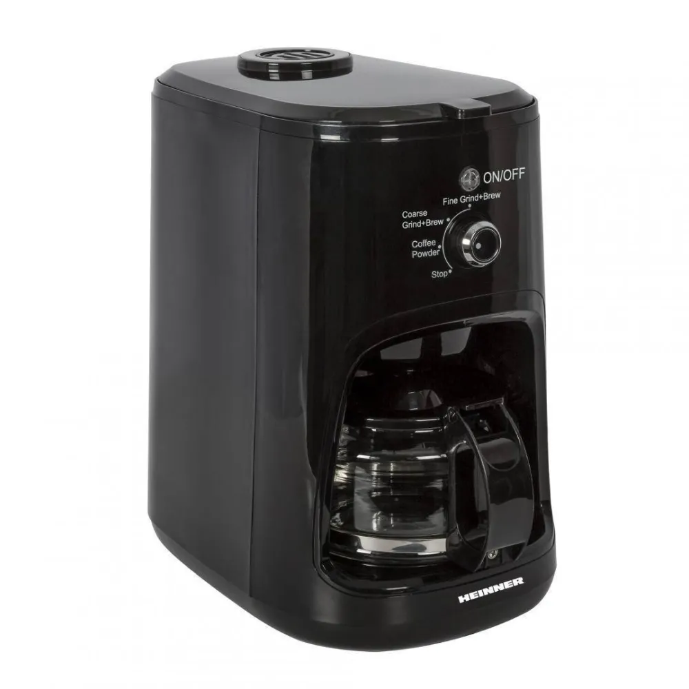 Cafetiera HEINNER HCM-900RBK cu rasnita incorporata