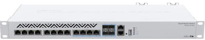 Switch MIKROTIK 10Gigabit CRS312-4C+8XG-RM