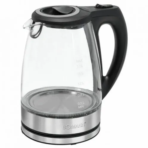 Bomann Fierbator, WKS 6032 G CB, 1,7 L, Sticla