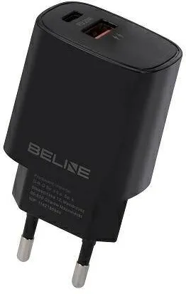 Incarcator Beline 20W USB-C + USB-A black