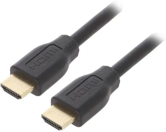 Logilink HDMI-Kabel A/M zu A/M, 4K/60 Hz, CCS, schwarz, 5,0m