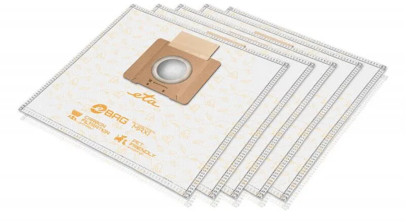 Set 5 saci aspirator ETA960068021 antibacterieni, 4 L, pentru ETA151190000 si ETA051190000