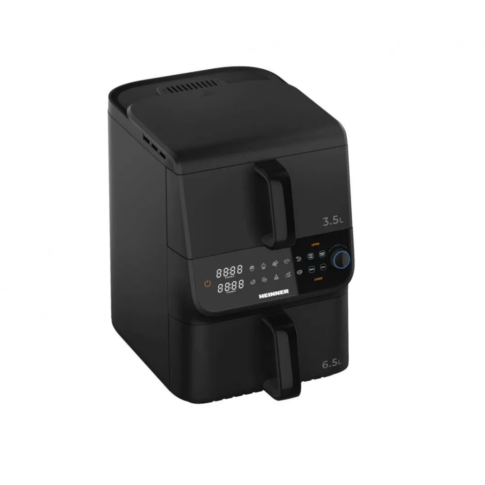 HEINNER Friteuza cu aer cald dubla HAF-C10DBS25BK, 10L, 2500W, Negru