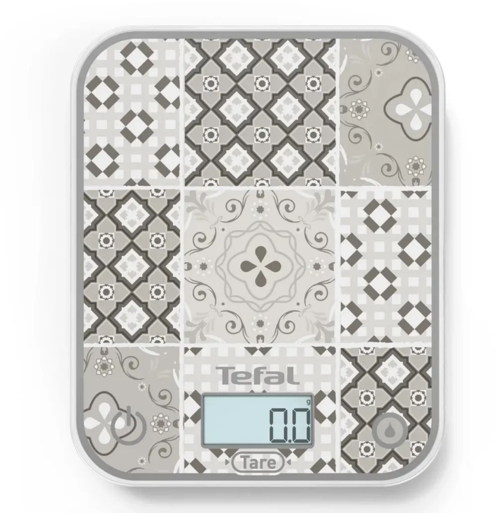 TEFAL Electronic Kitchen Scale Optiss Mozaik BC50D6V0, Capacity 5 kg