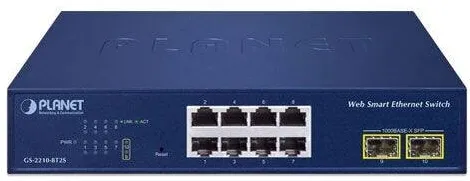 Switch Planet GS-2210-8T2S Smart 8xGE 2xSFP