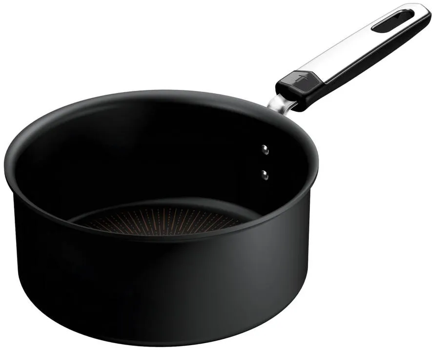 TEFAL Cratita Tefal Excellence, 16 cm, 1.7L, inductie, invelis antiaderent, indicator Thermo-Signal, aluminiu, negru